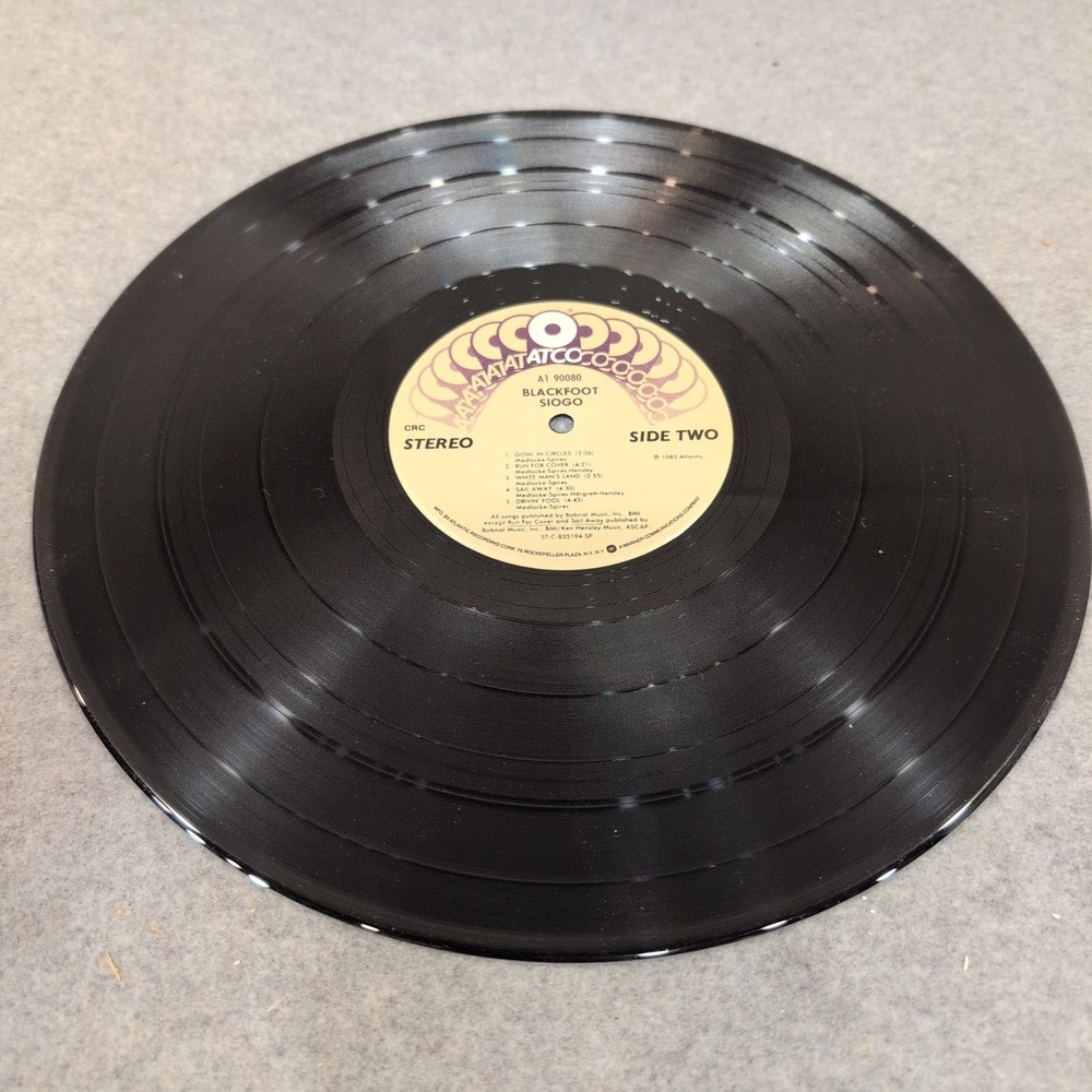 Blackfoot Siogo Vinyl LP 1983 ATCO Records A1-90080 Southern Hard Rock - Picture 4 of 4
